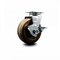 Service Caster 4 Inch High Temp Phenolic Swivel Caster with Roller Bearing and Brake SCC SCC-20S420-PHRHT-TLB - alternate 5